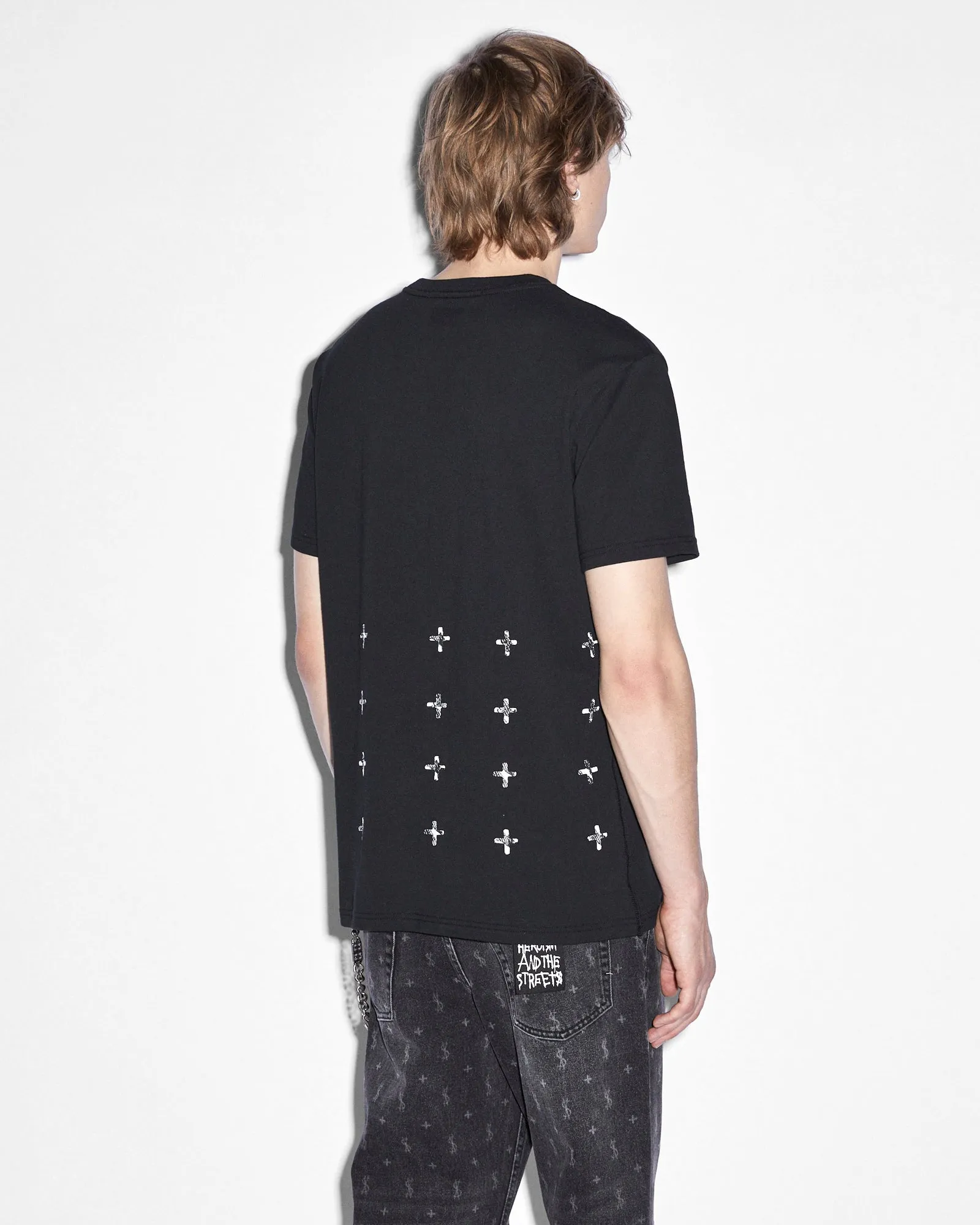 FLIGHT KASH SS TEE JET BLACK sold by Ksubi product image thumbnail 2