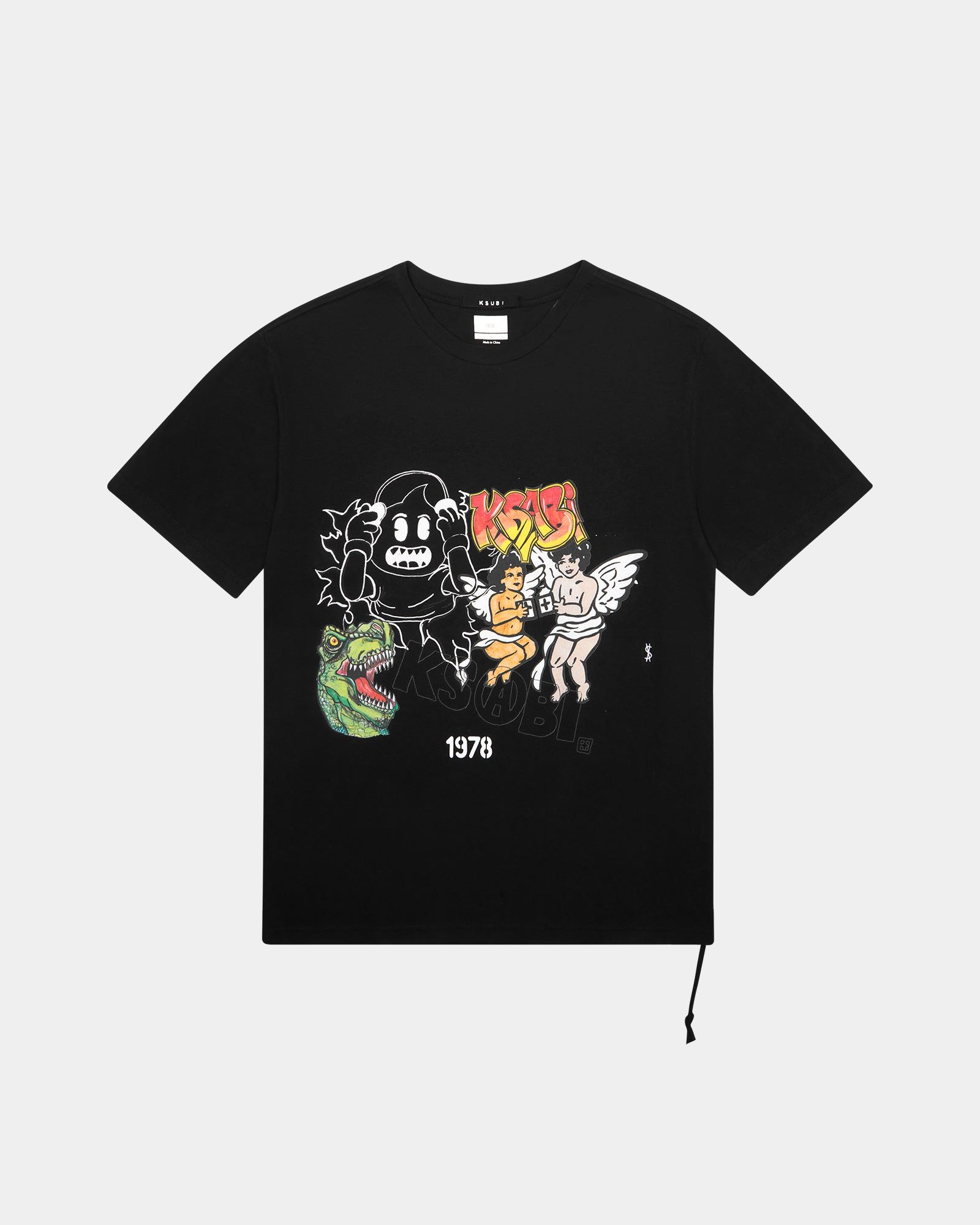 WASABI BIGGIE SS TEE JET BLACK sold by Ksubi product image thumbnail 4