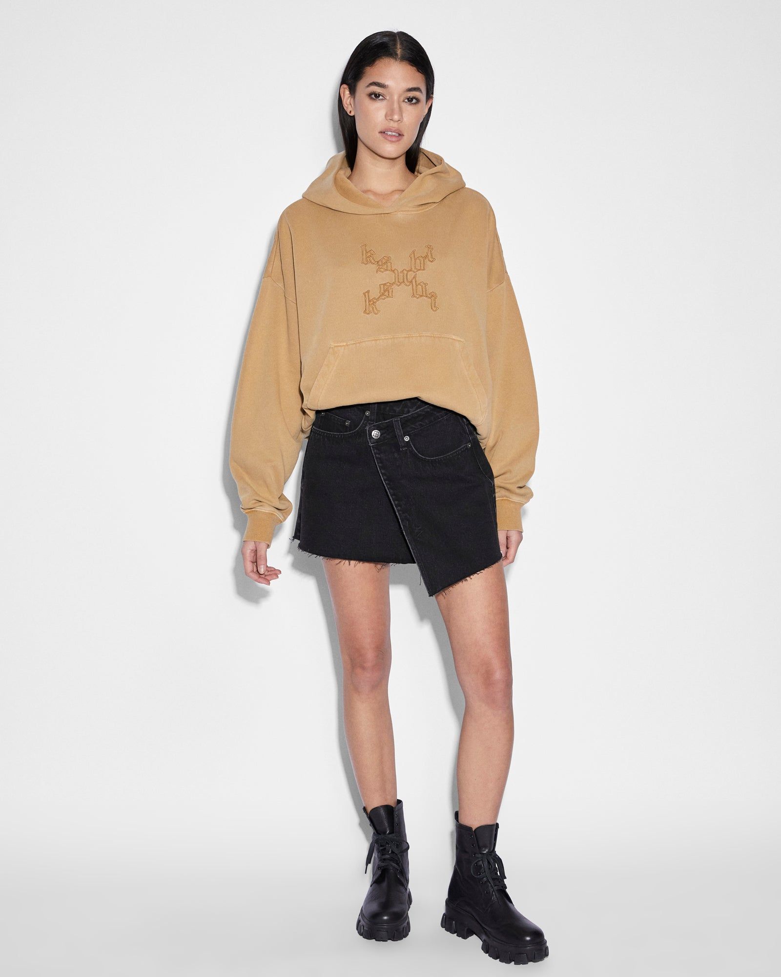 IMPRINT SLOUCH HOODIE TAN sold by Ksubi product image thumbnail 2