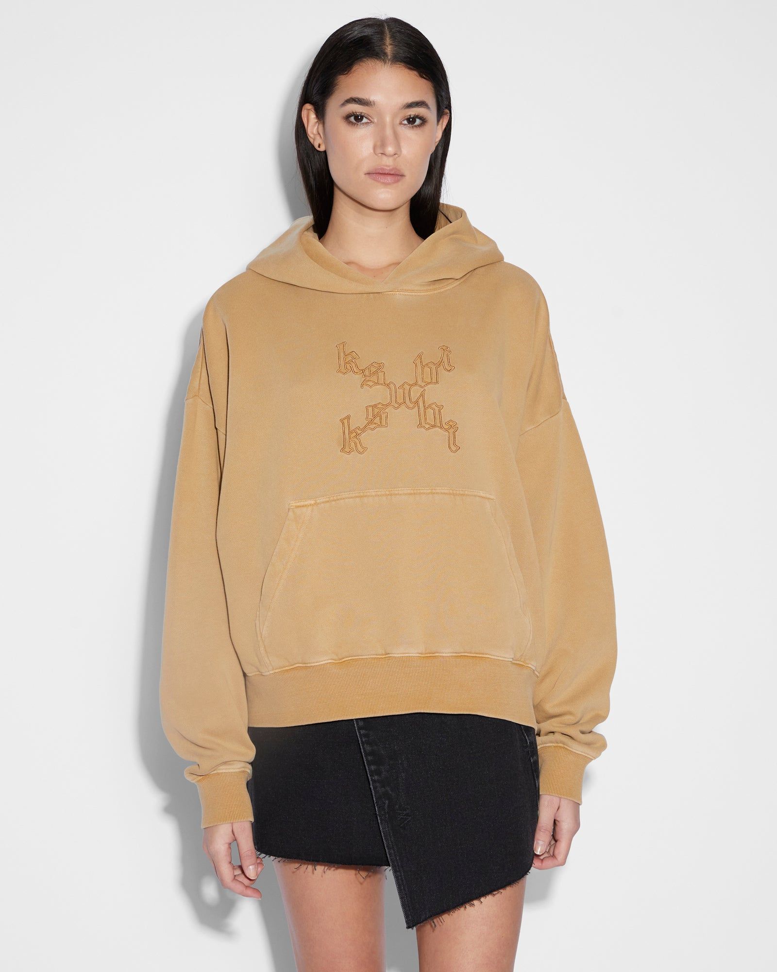 IMPRINT SLOUCH HOODIE TAN sold by Ksubi product image thumbnail 5