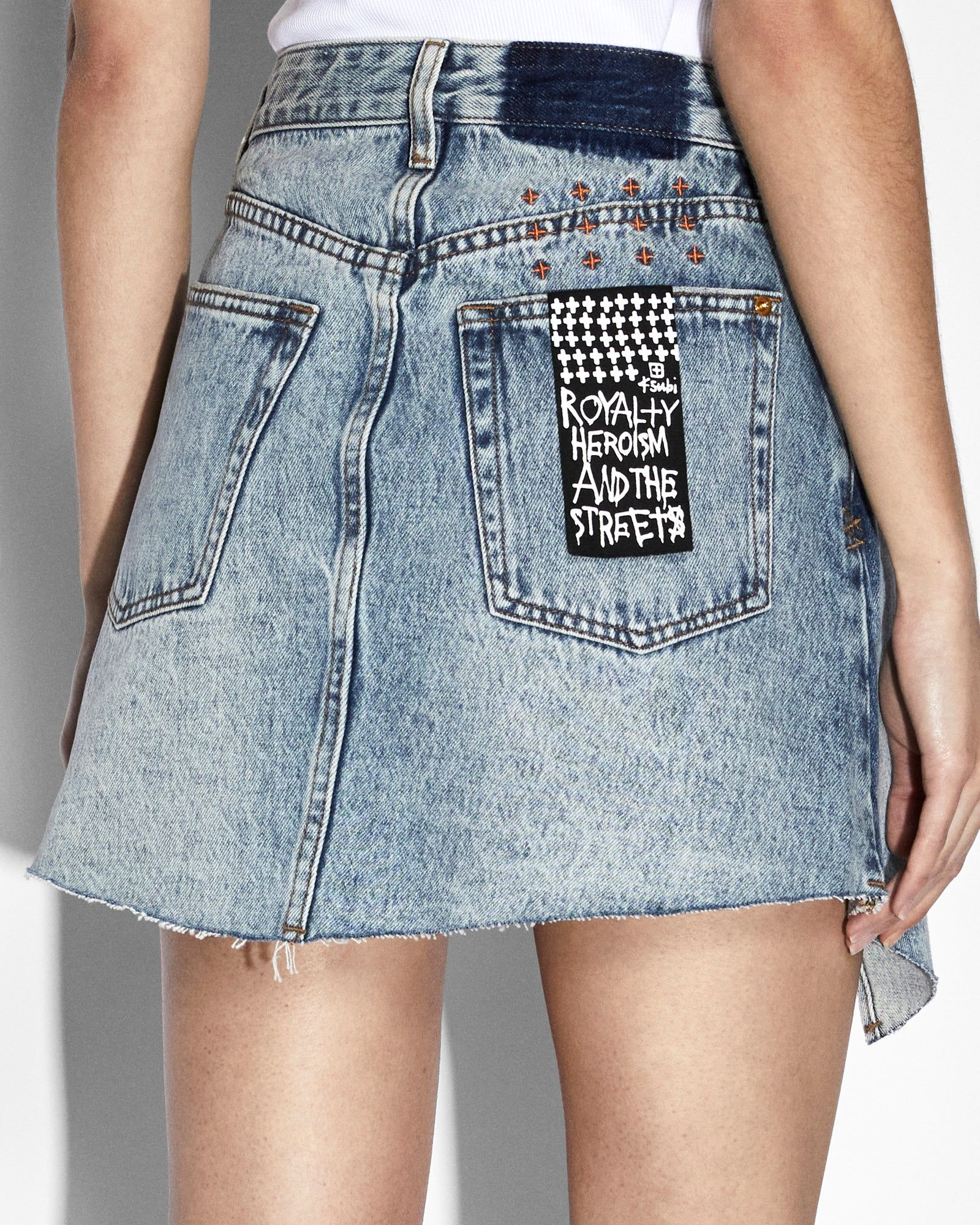 KSUBI X P.E DOUBLE SKIRT VINTAGE BLUE sold by Ksubi product image thumbnail 7