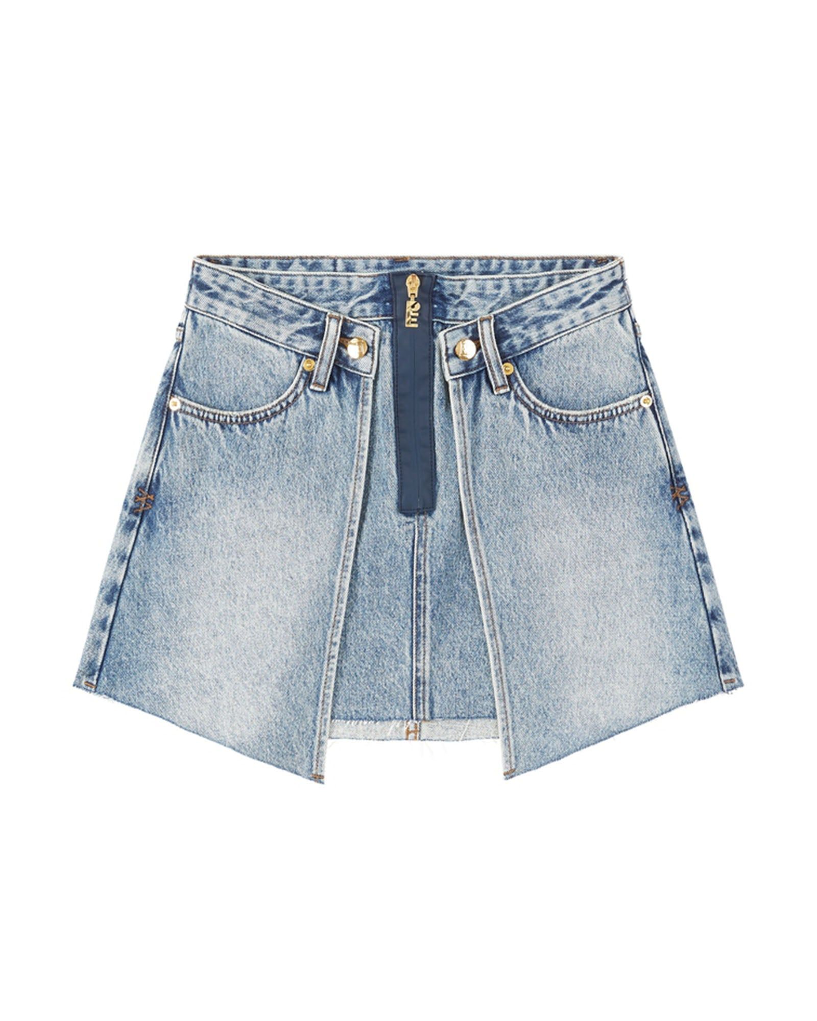 KSUBI X P.E DOUBLE SKIRT VINTAGE BLUE sold by Ksubi product image thumbnail 5