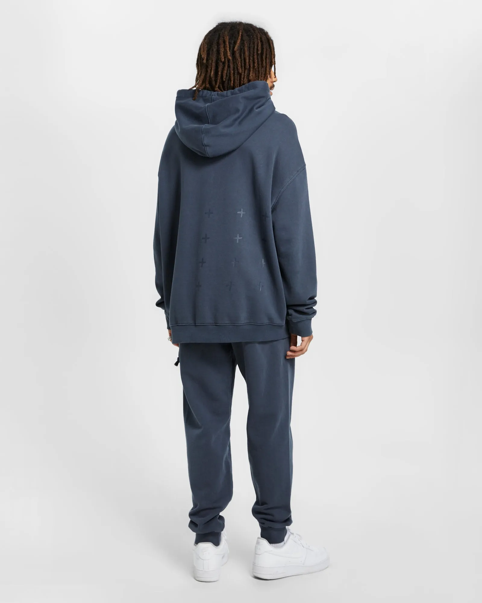 4 X 4 BIGGIE HOODIE NAVY sold by Ksubi product image thumbnail 5