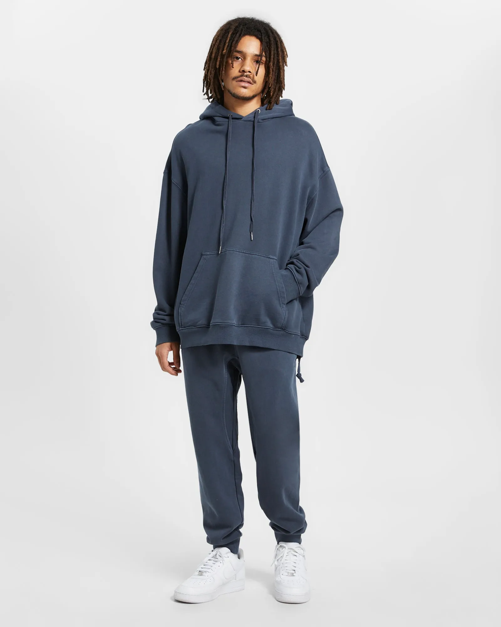 4 X 4 BIGGIE HOODIE NAVY sold by Ksubi product image thumbnail 3