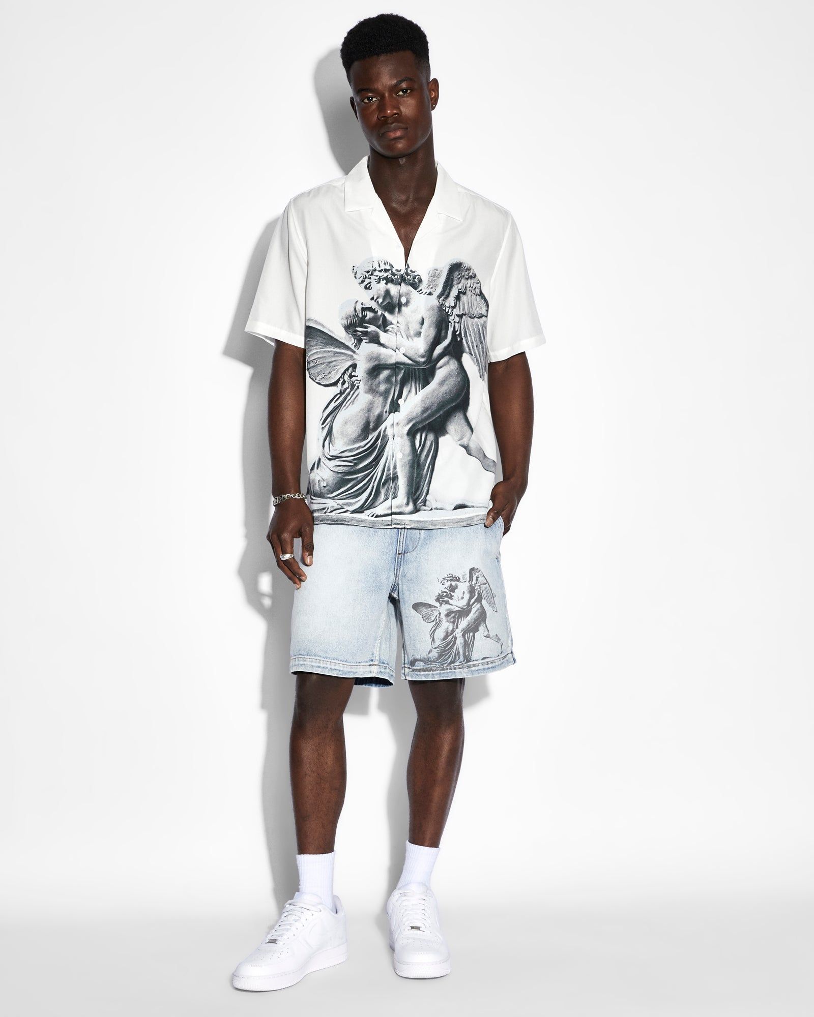 LOVESIK RESORT SS SHIRT WHITE sold by Ksubi product image thumbnail 2