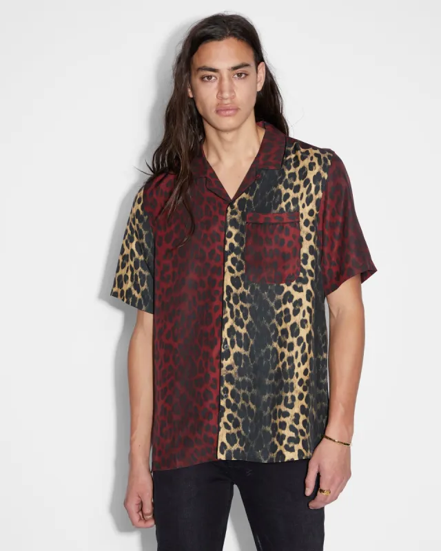 BIG KAT RESORT SS SHIRT 2 TONE sold by Ksubi