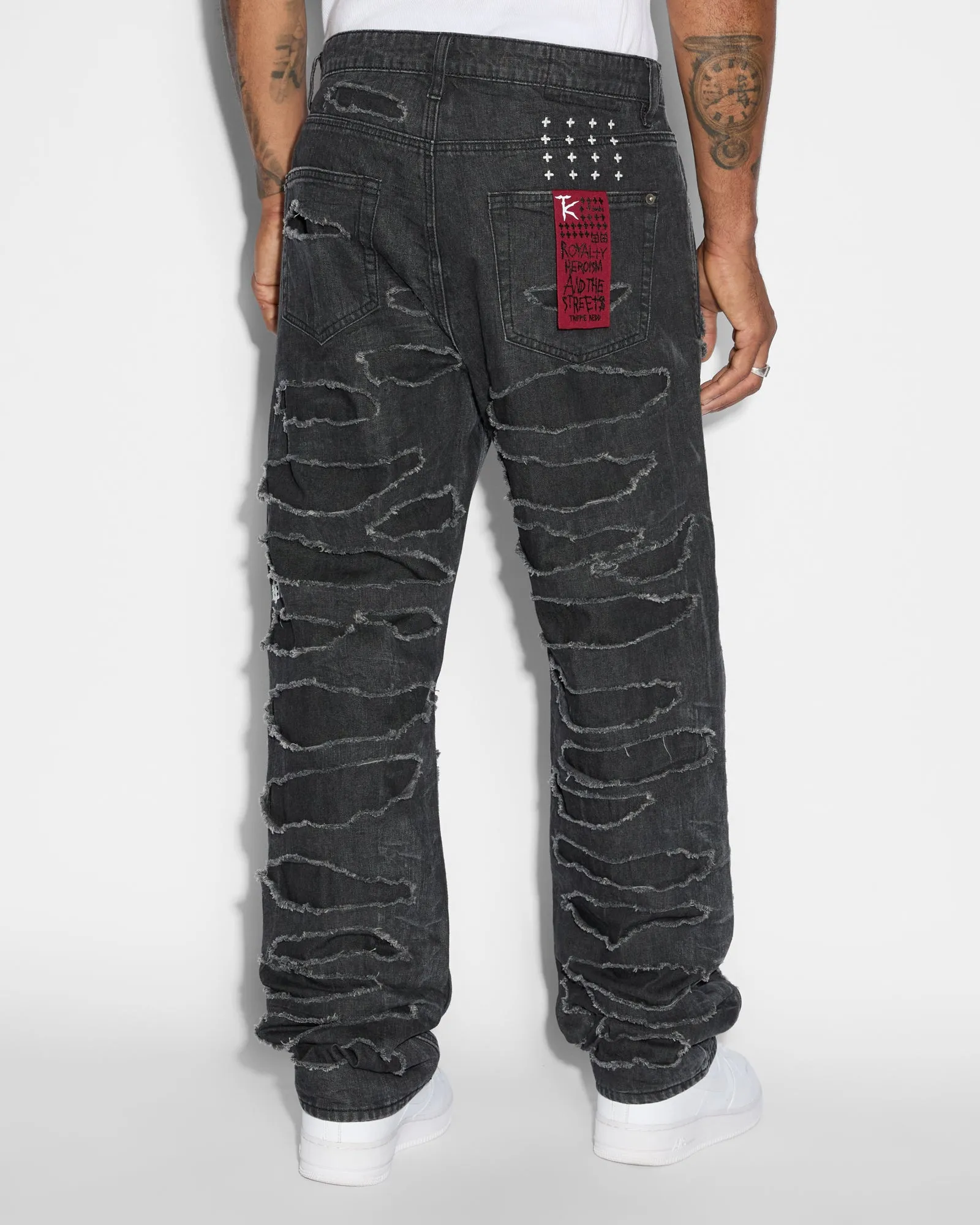ANTI K SHREDDED BLACK sold by Ksubi product image thumbnail 3