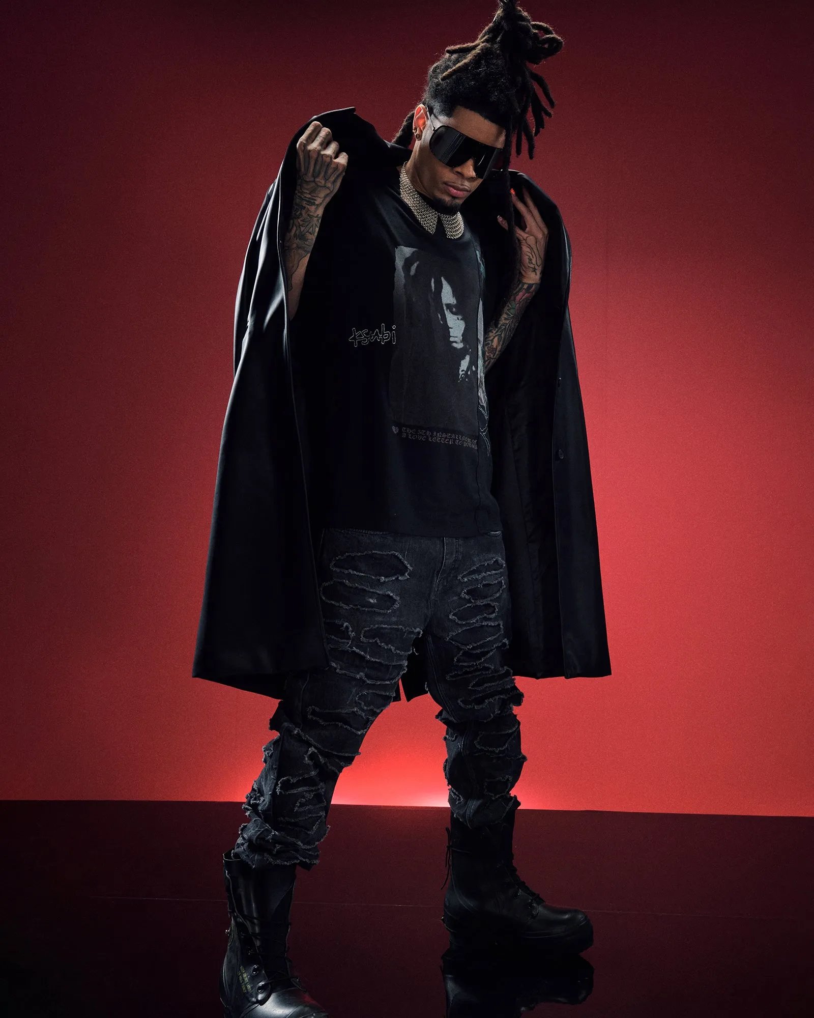 ANTI K SHREDDED BLACK sold by Ksubi product image thumbnail 2