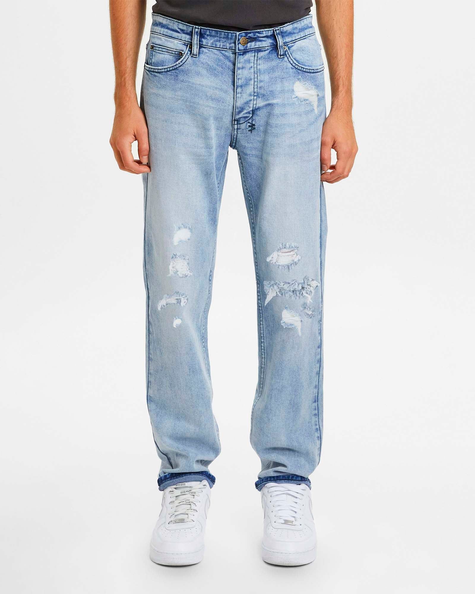 HAZLOW PHILLY BLUE TRASHED sold by Ksubi