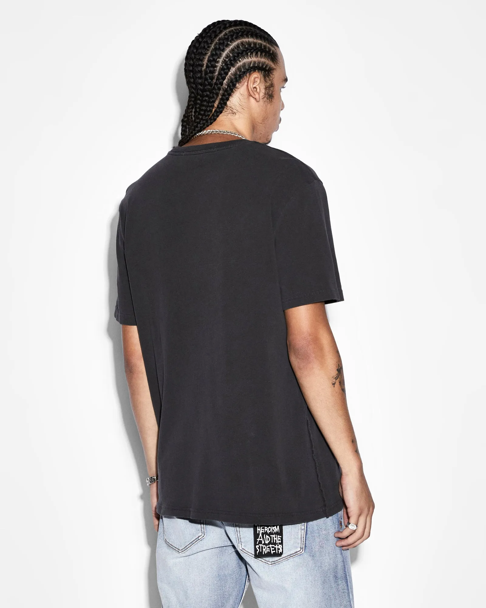 DISCO KASH TEE SS TEE WASHED BLACK sold by Ksubi product image thumbnail 3