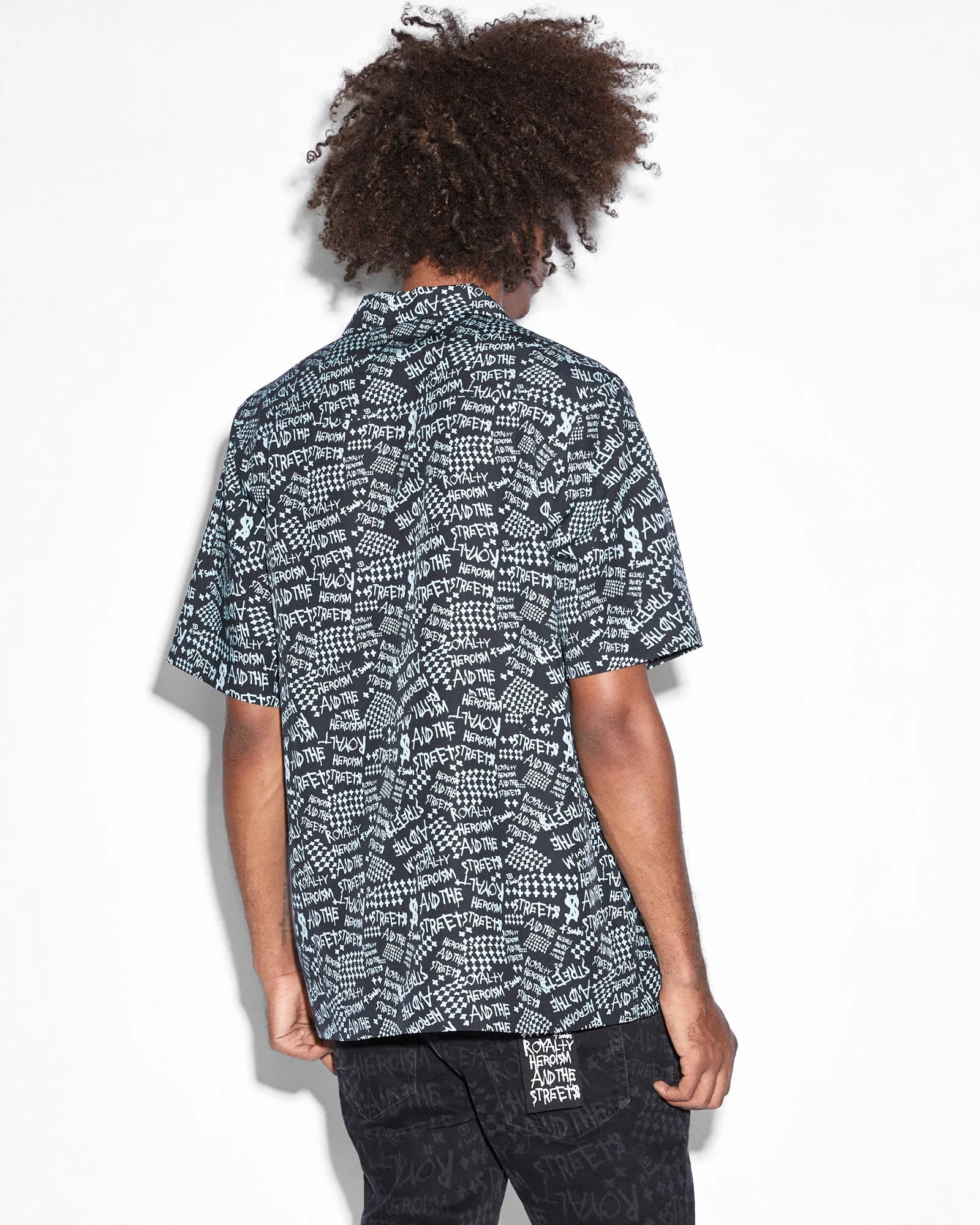 HEROISM SS SHIRT BLACK sold by Ksubi product image thumbnail 3