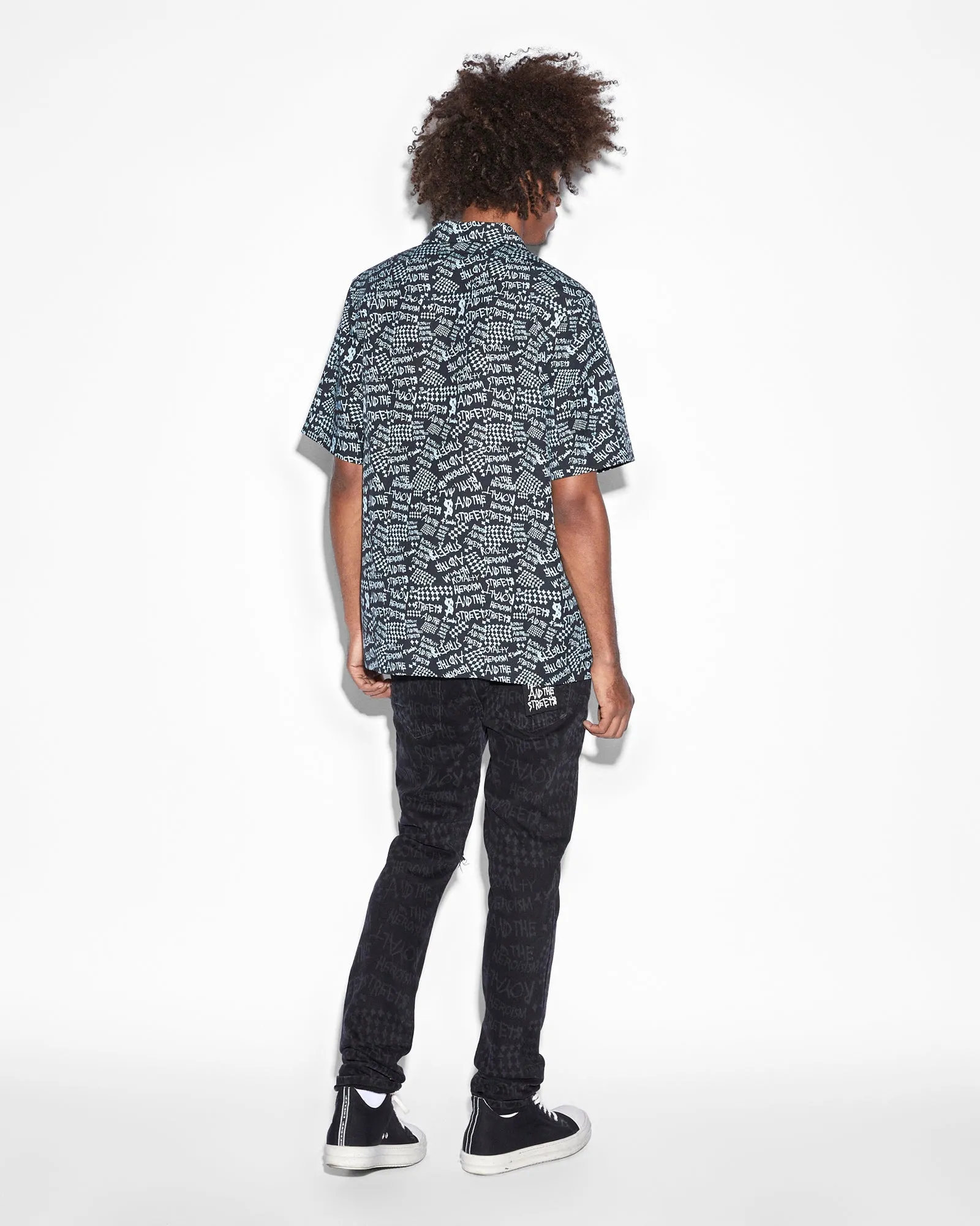 HEROISM SS SHIRT BLACK sold by Ksubi product image thumbnail 4