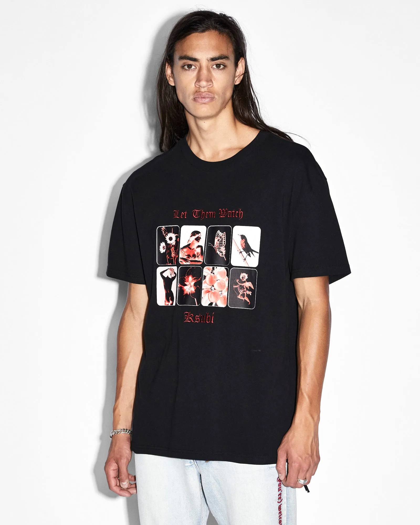 ICONS BIGGIE SS TEE JET BLACK sold by Ksubi