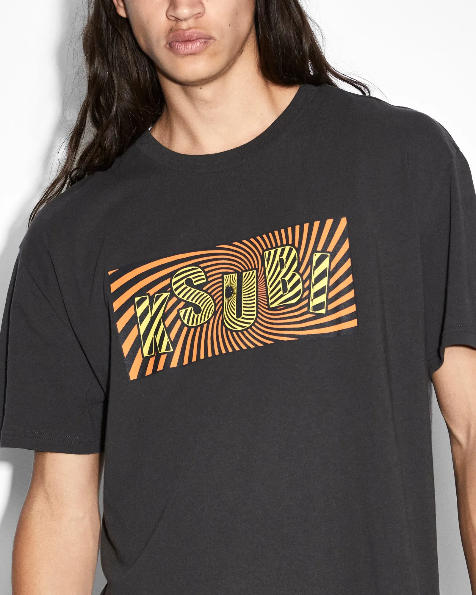 SPIRAL BIGGIE SS TEE FADED BLACK sold by Ksubi product image thumbnail 5