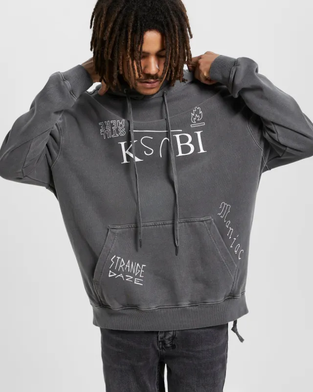LAST MANIAC BIGGIE HOODIE GREY sold by Ksubi