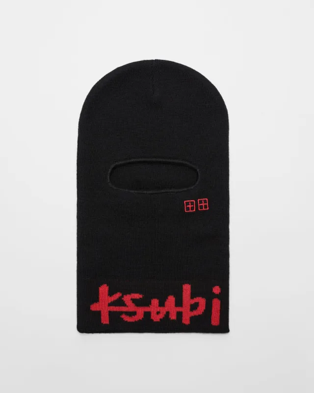 INKOGNITO BALACLAVA LAID BLACK sold by Ksubi