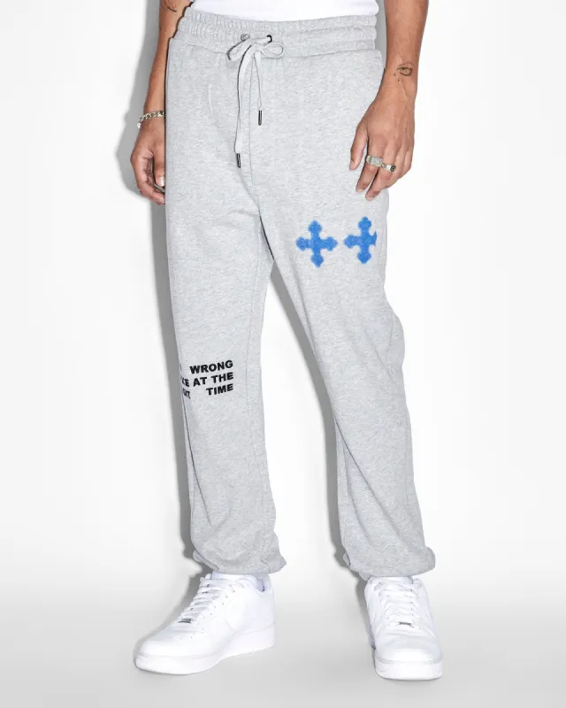 RIGHT TIME LOFI TRAK GREY MARLE made by Ksubi