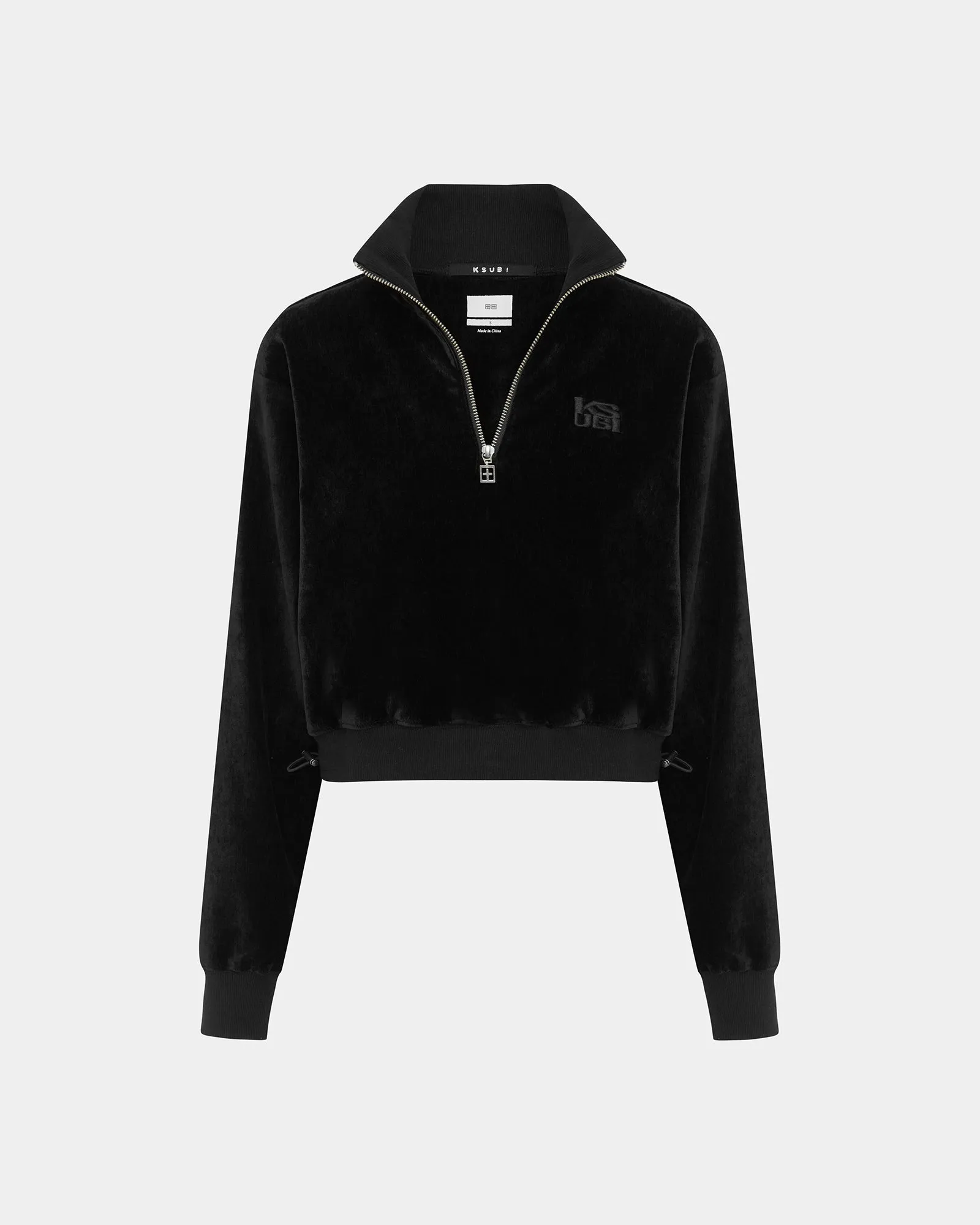 RICHIE HALF ZIP CROP BLACK sold by Ksubi product image thumbnail 5