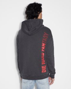 FAN BIGGIE HOODIE FADED BLACK sold by Ksubi