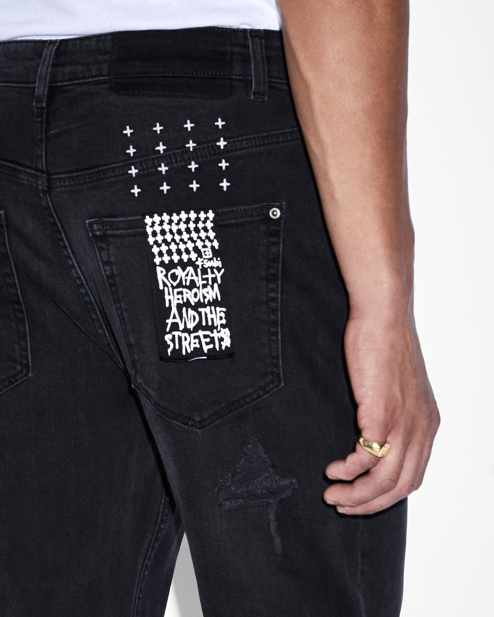 WOLFGANG STITCHES BLACK sold by Ksubi product image thumbnail 5