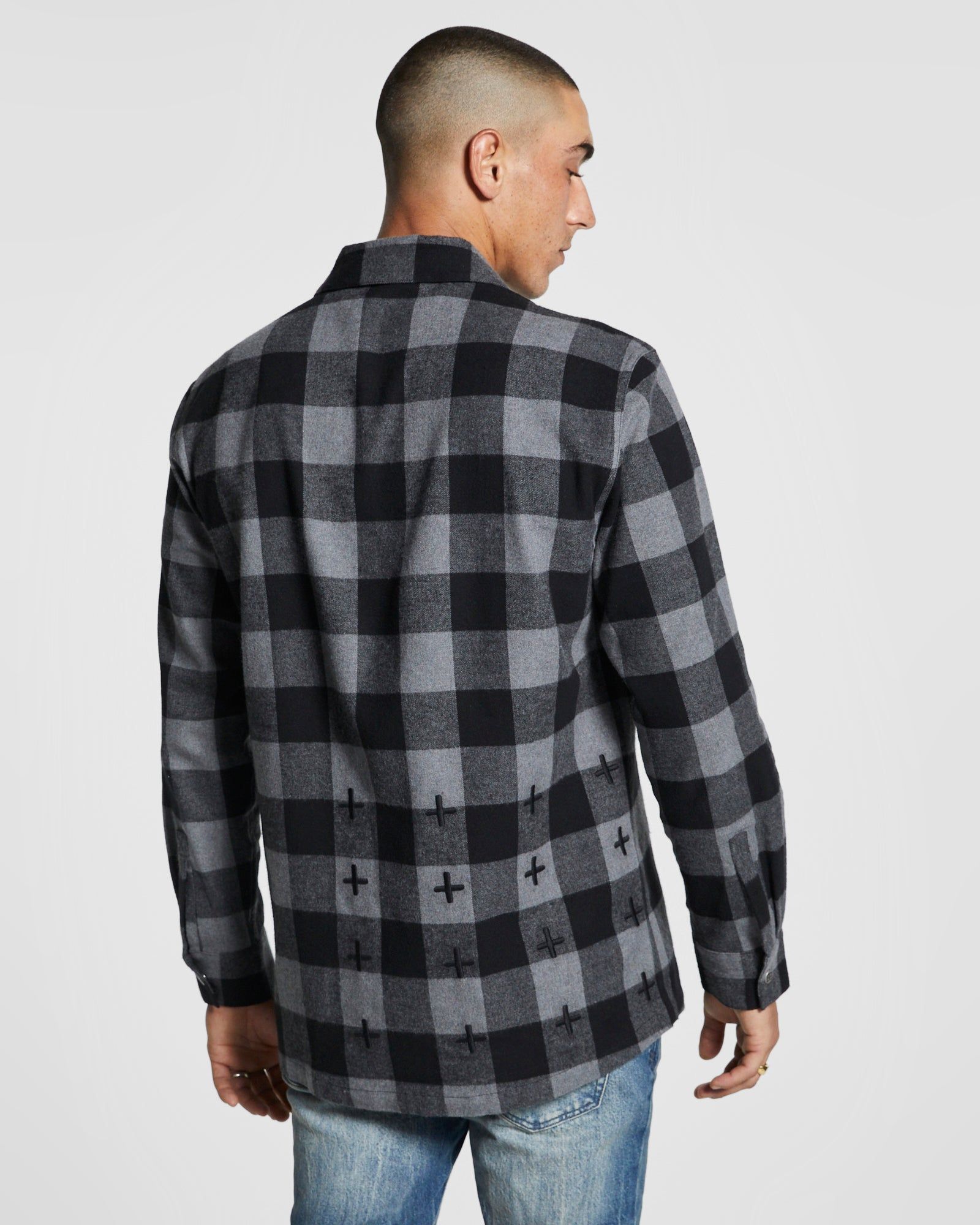 GENERATOR LS SHIRT GREY sold by Ksubi product image thumbnail 3