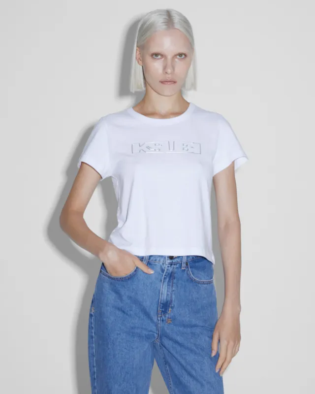 ALLOY SOTT MINI SS TEE WHITE sold by Ksubi