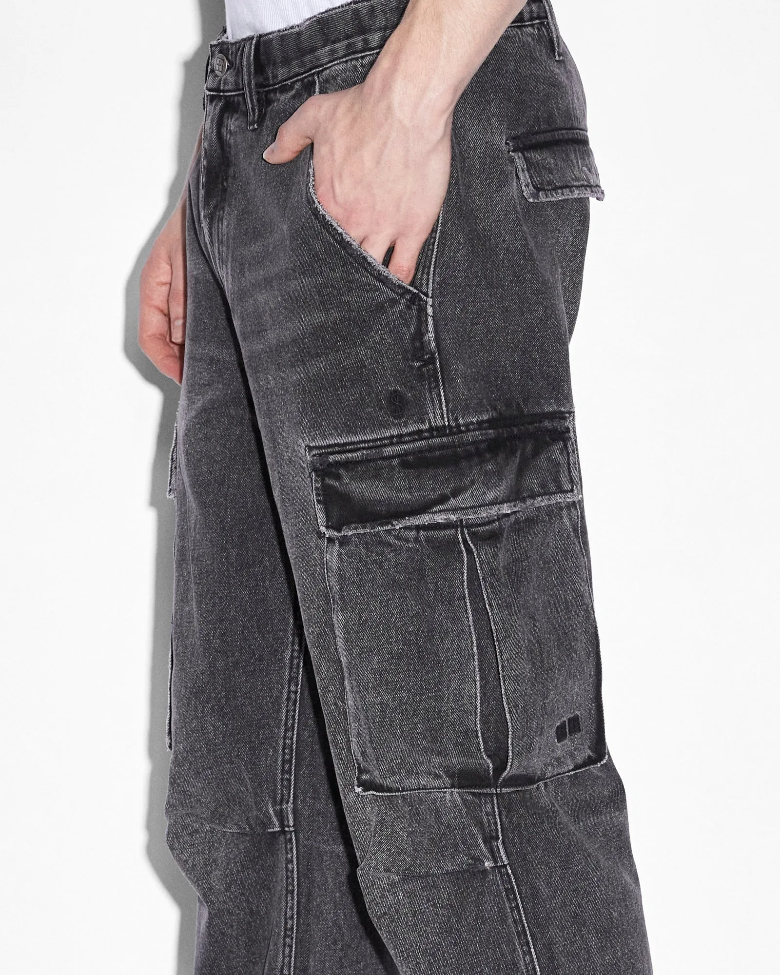 RIOT CARGO PANT ANGST BLACK sold by Ksubi product image thumbnail 2