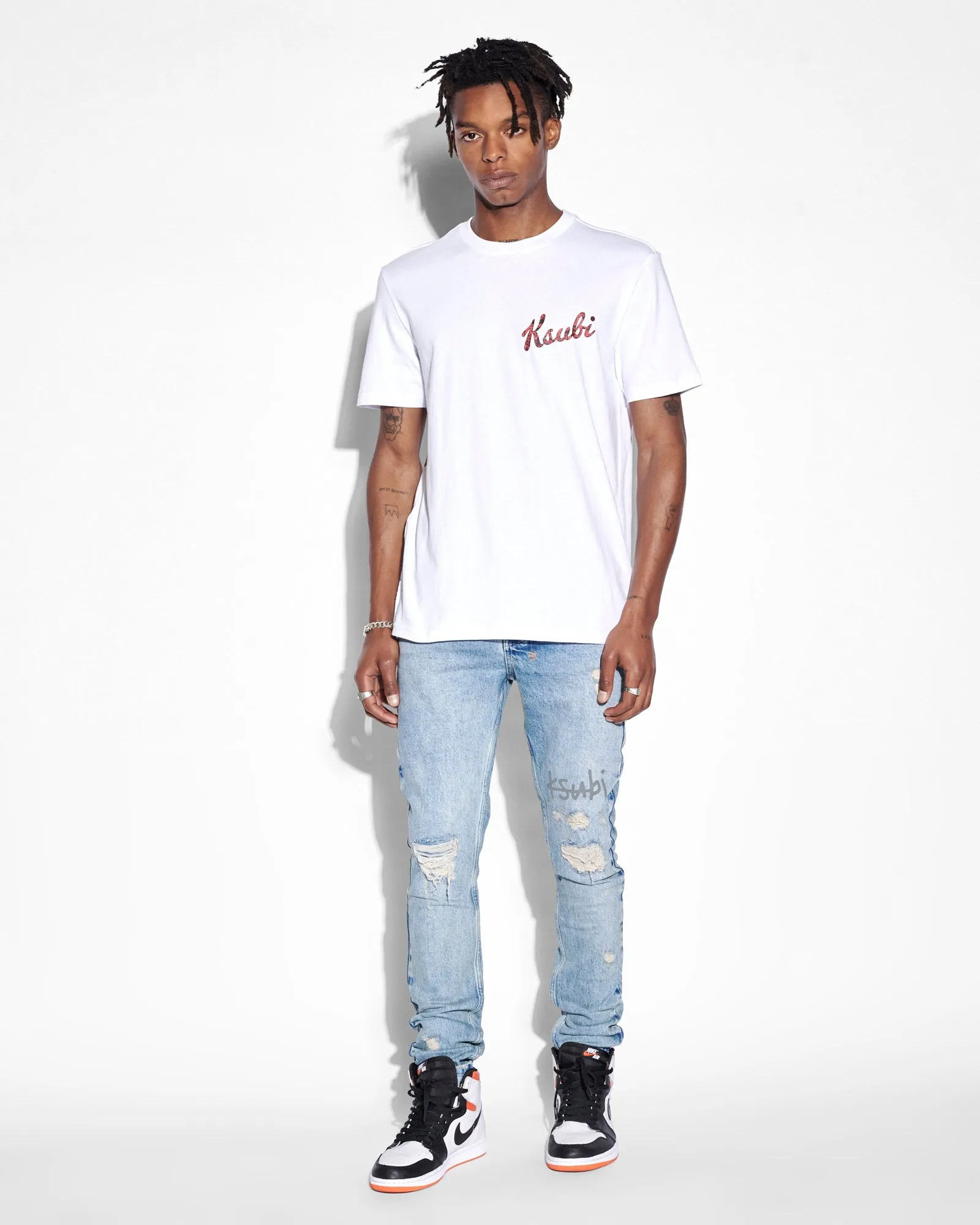 AUTOGRAPH KASH SS TEE SPACE WHITE sold by Ksubi product image thumbnail 3