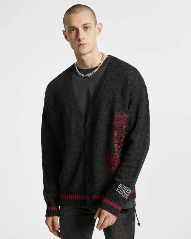 ROYALTY CARDIGAN BLACK sold by Ksubi