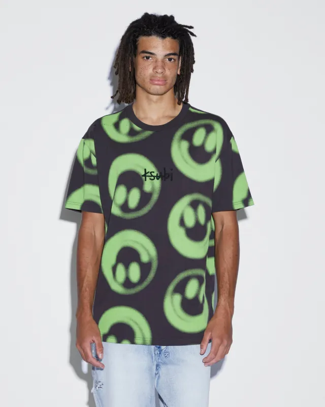 HAPPY BIGGIE SS TEE BLACK sold by Ksubi