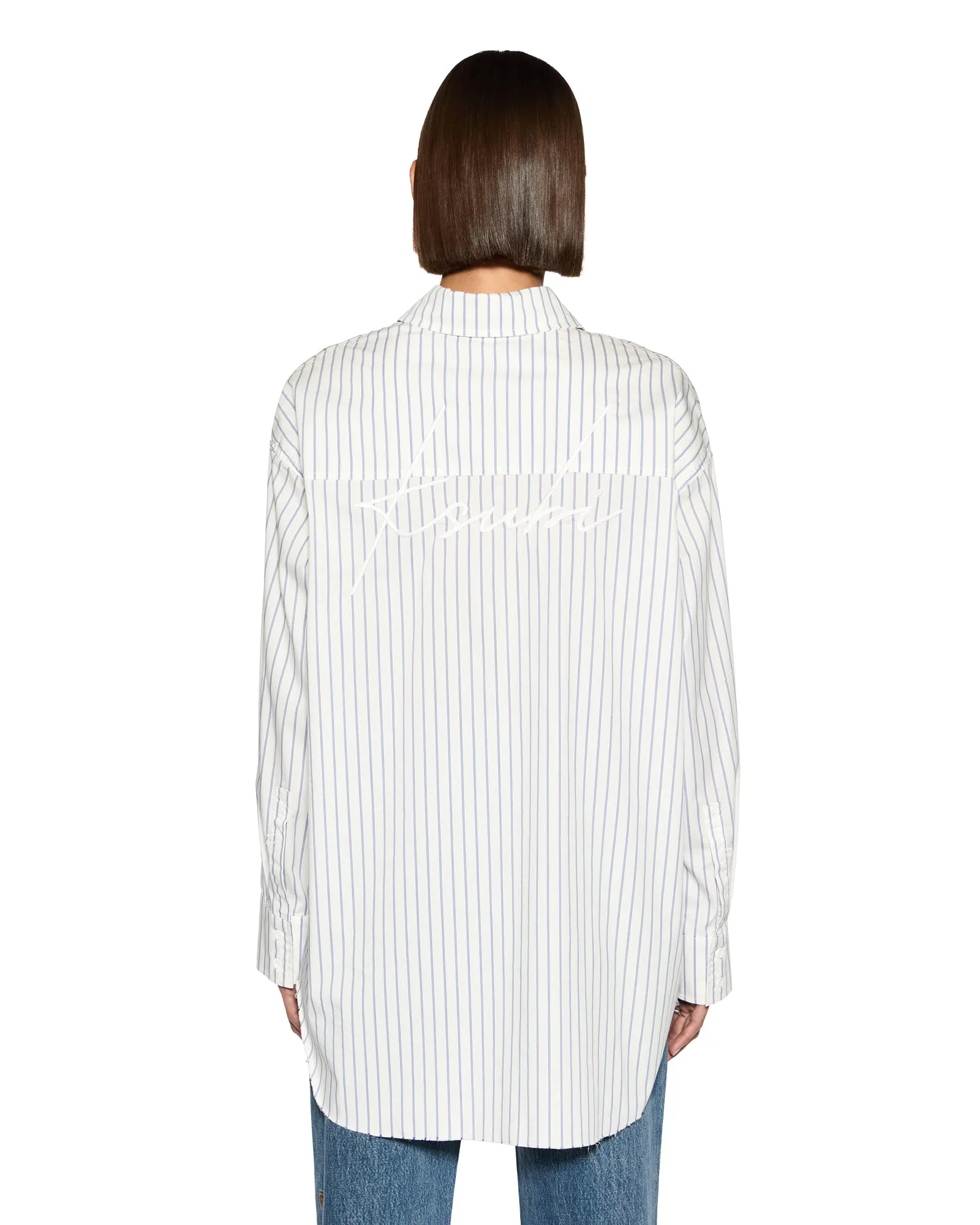 OVERSIZED SHIRT BLUE STRIPE sold by Ksubi product image thumbnail 4