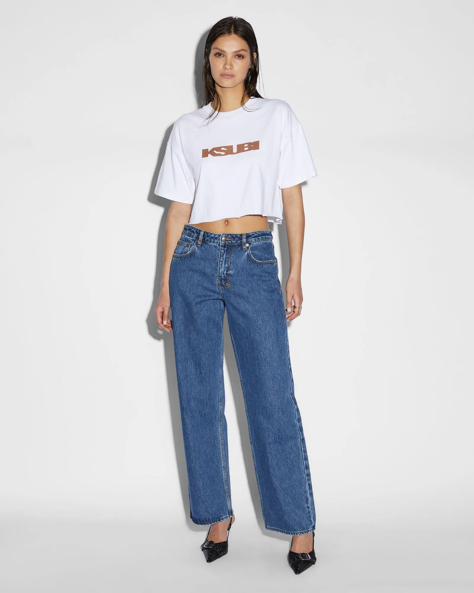 SOTT TAN OH G CROP SS TEE WHITE sold by Ksubi product image thumbnail 2