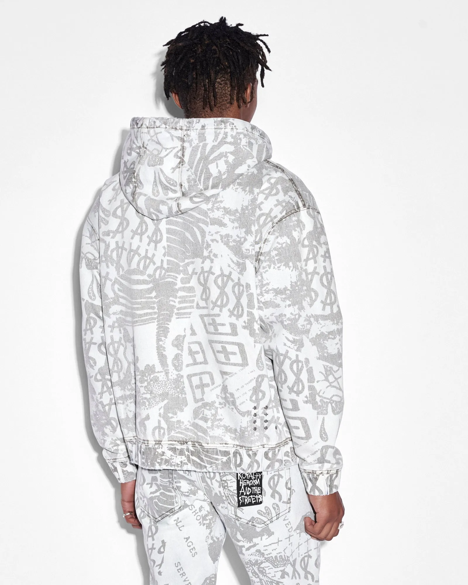 KOLLAGE ZIP HOODIE ICEY sold by Ksubi product image thumbnail 2