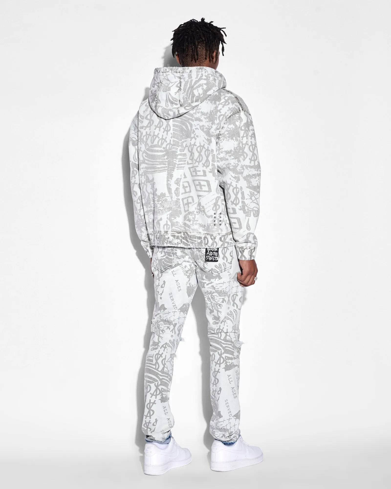 KOLLAGE ZIP HOODIE ICEY sold by Ksubi product image thumbnail 4