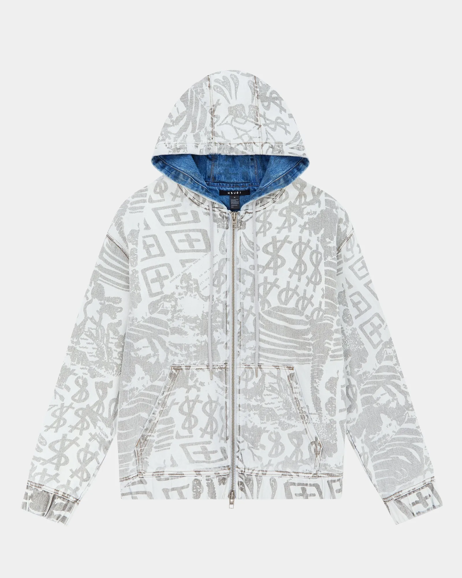KOLLAGE ZIP HOODIE ICEY sold by Ksubi product image thumbnail 5