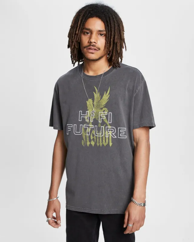 HIGH HORSE KASH SS TEE GREY sold by Ksubi