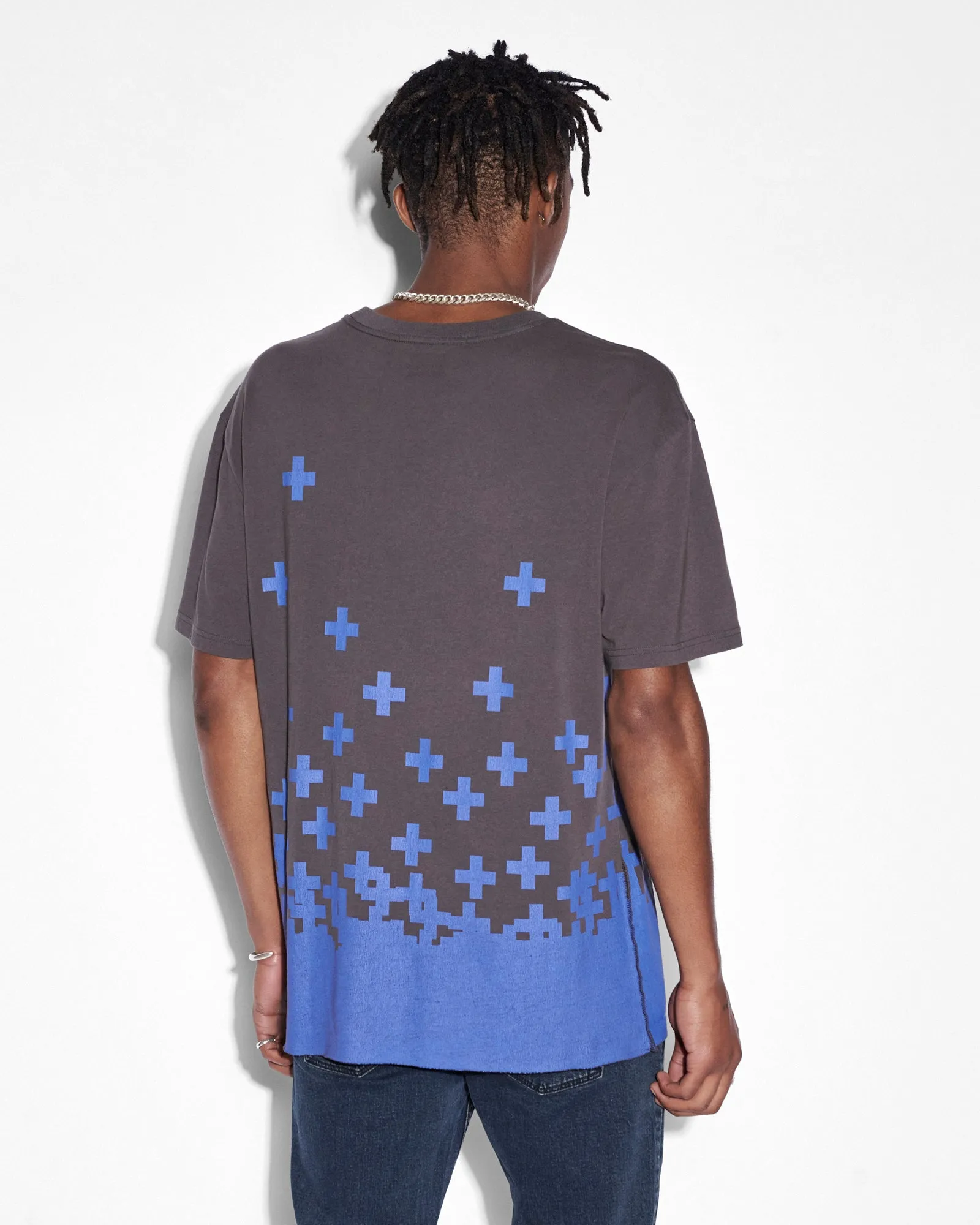 NIGHT SWIM BIGGIE SS TEE FADED BLACK sold by Ksubi product image thumbnail 2