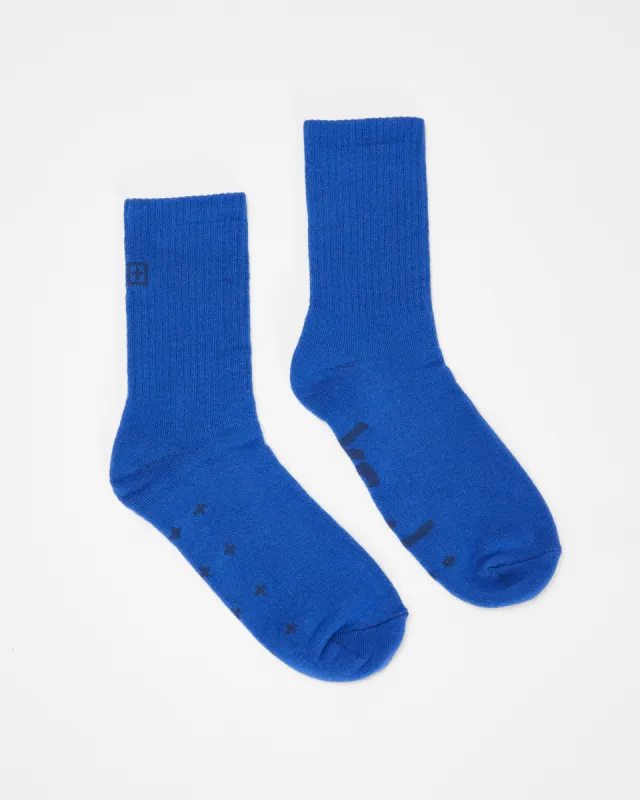 KSOCKS COBALT/BLACK sold by Ksubi