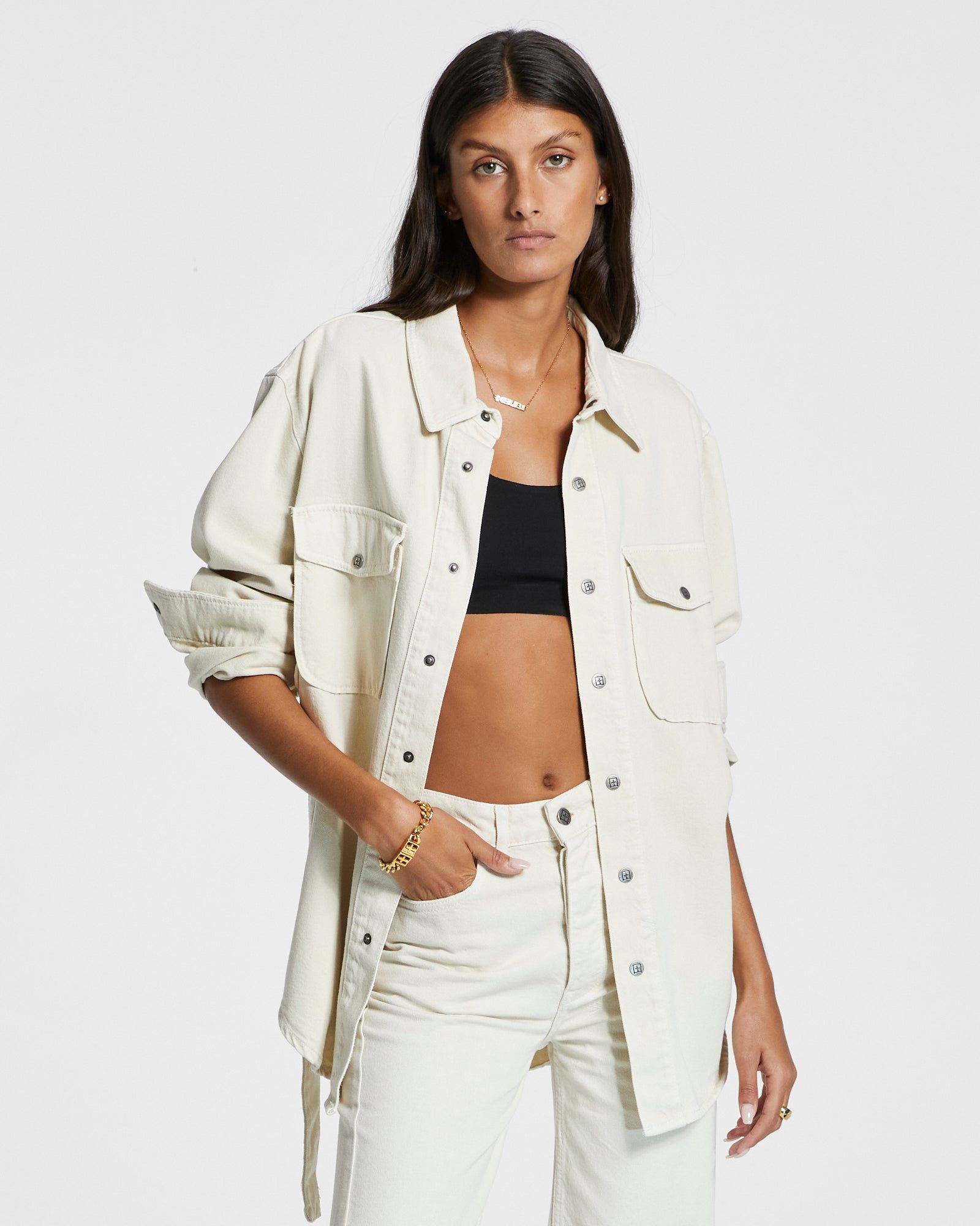 VOYAGER SHACKET MALLOW sold by Ksubi product image thumbnail 2