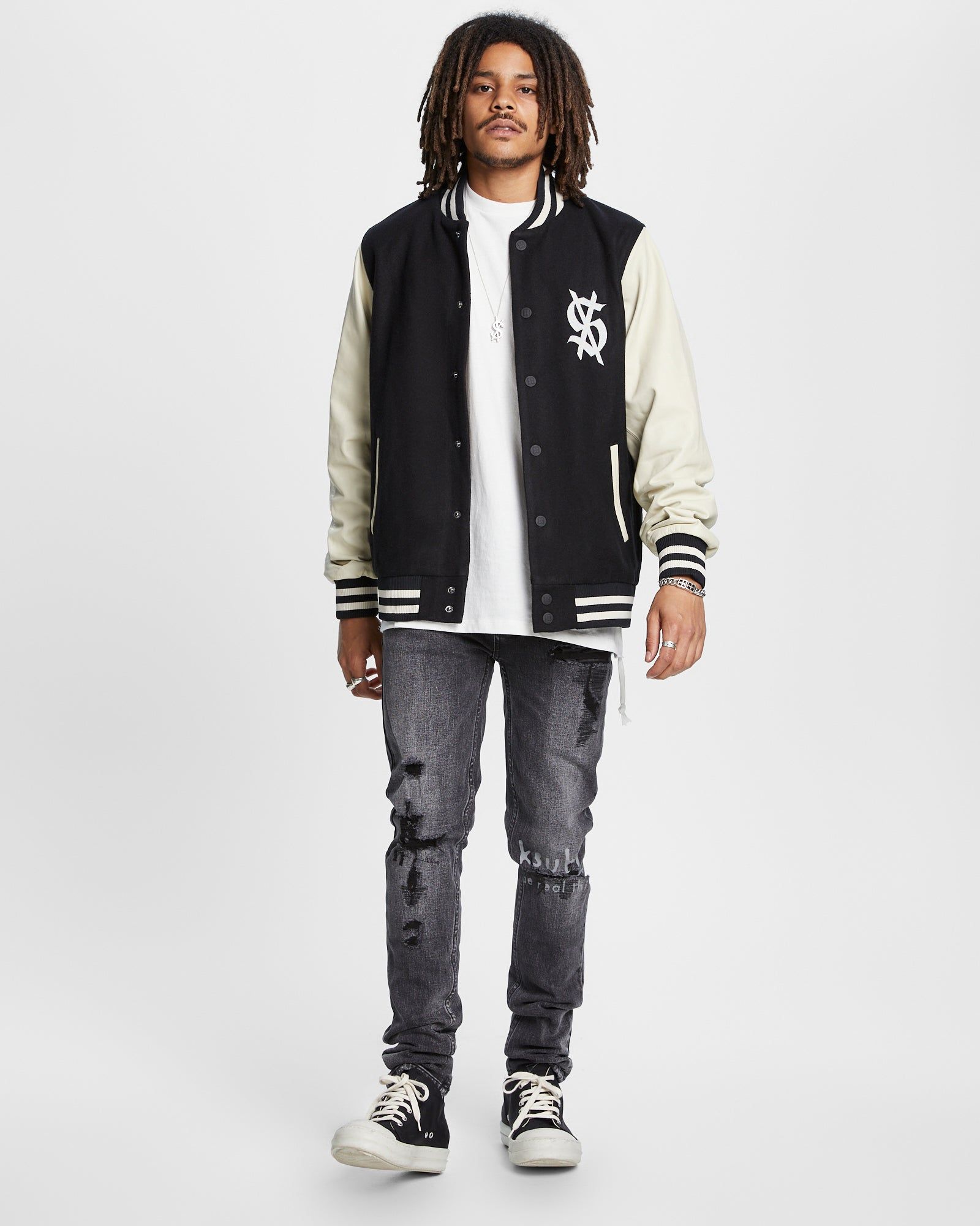 KING LETTERMAN JACKET sold by Ksubi product image thumbnail 4