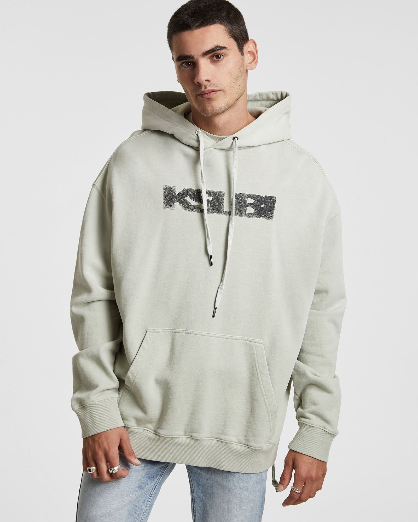 SIGN OF THE TIMES BIGGIE HOODIE FADED SURPLUS sold by Ksubi