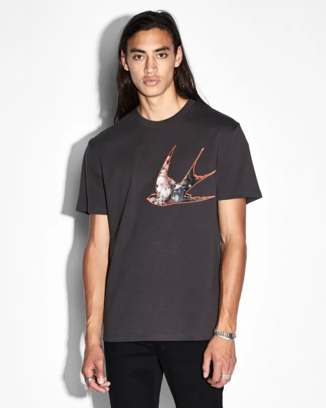 ECOLOGY KASH SS TEE BLACK sold by Ksubi
