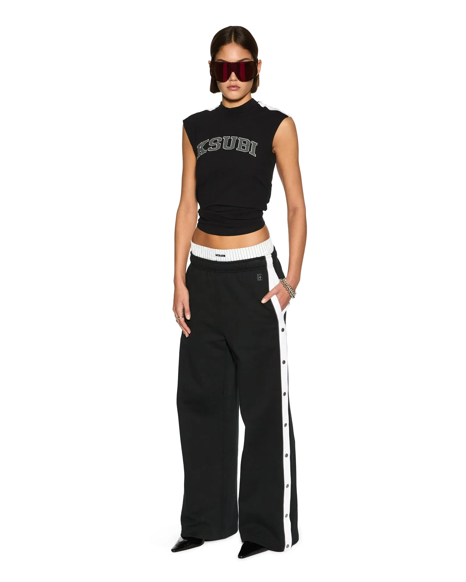 POPPER TRAKPANT BLACK sold by Ksubi