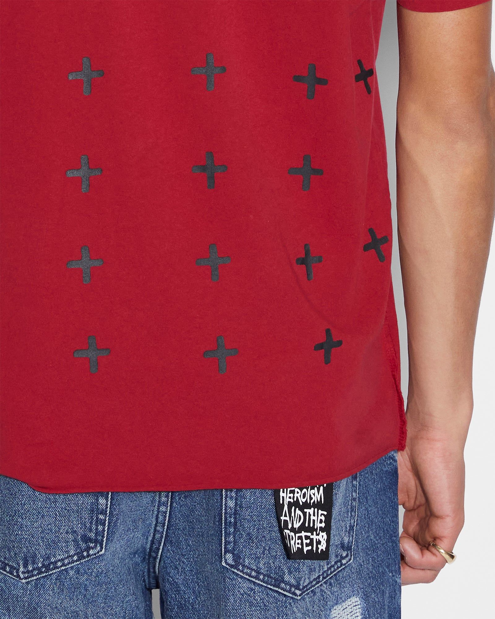 4X4 BIGGIE SS TEE CRIMS sold by Ksubi product image thumbnail 4