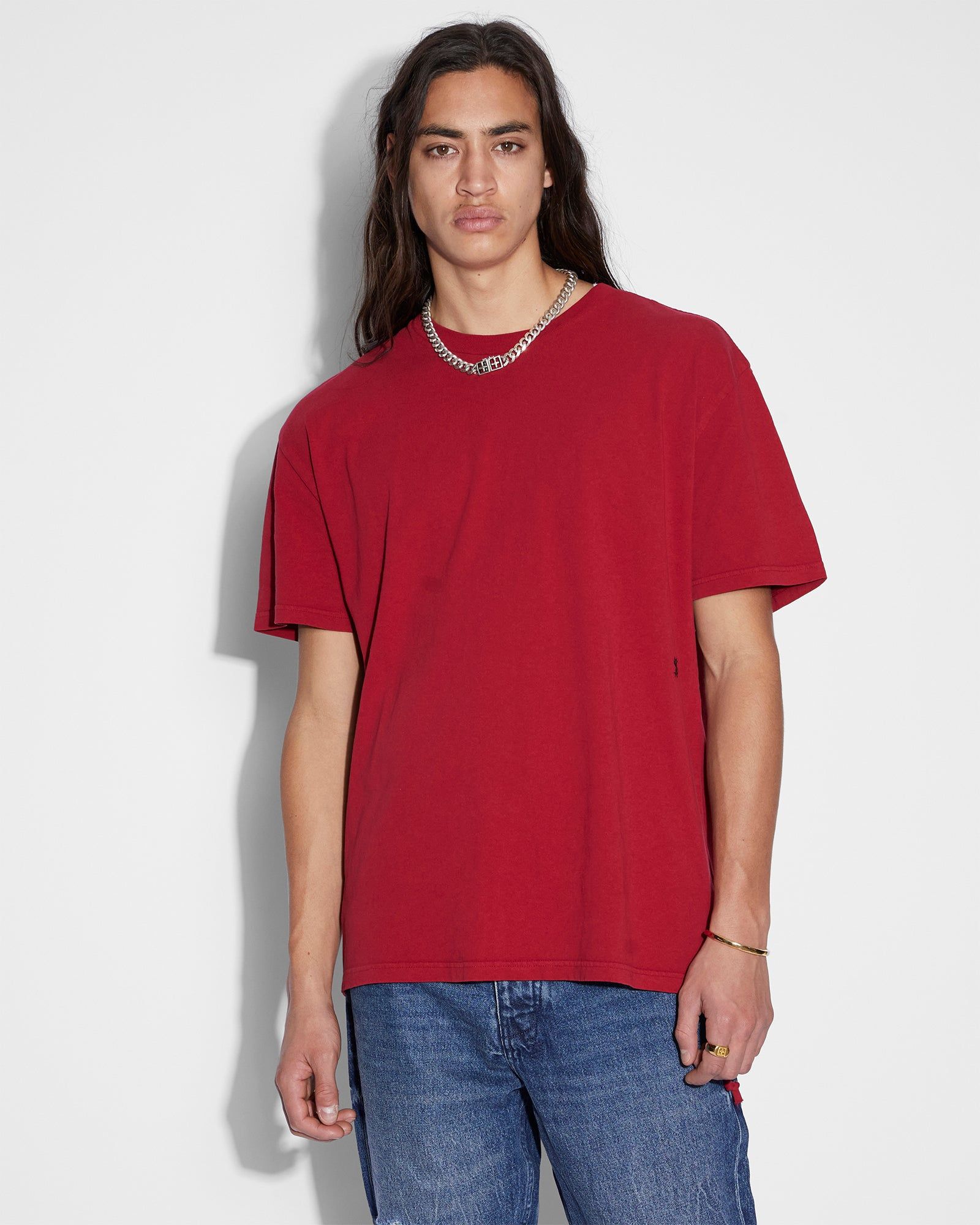 4X4 BIGGIE SS TEE CRIMS sold by Ksubi