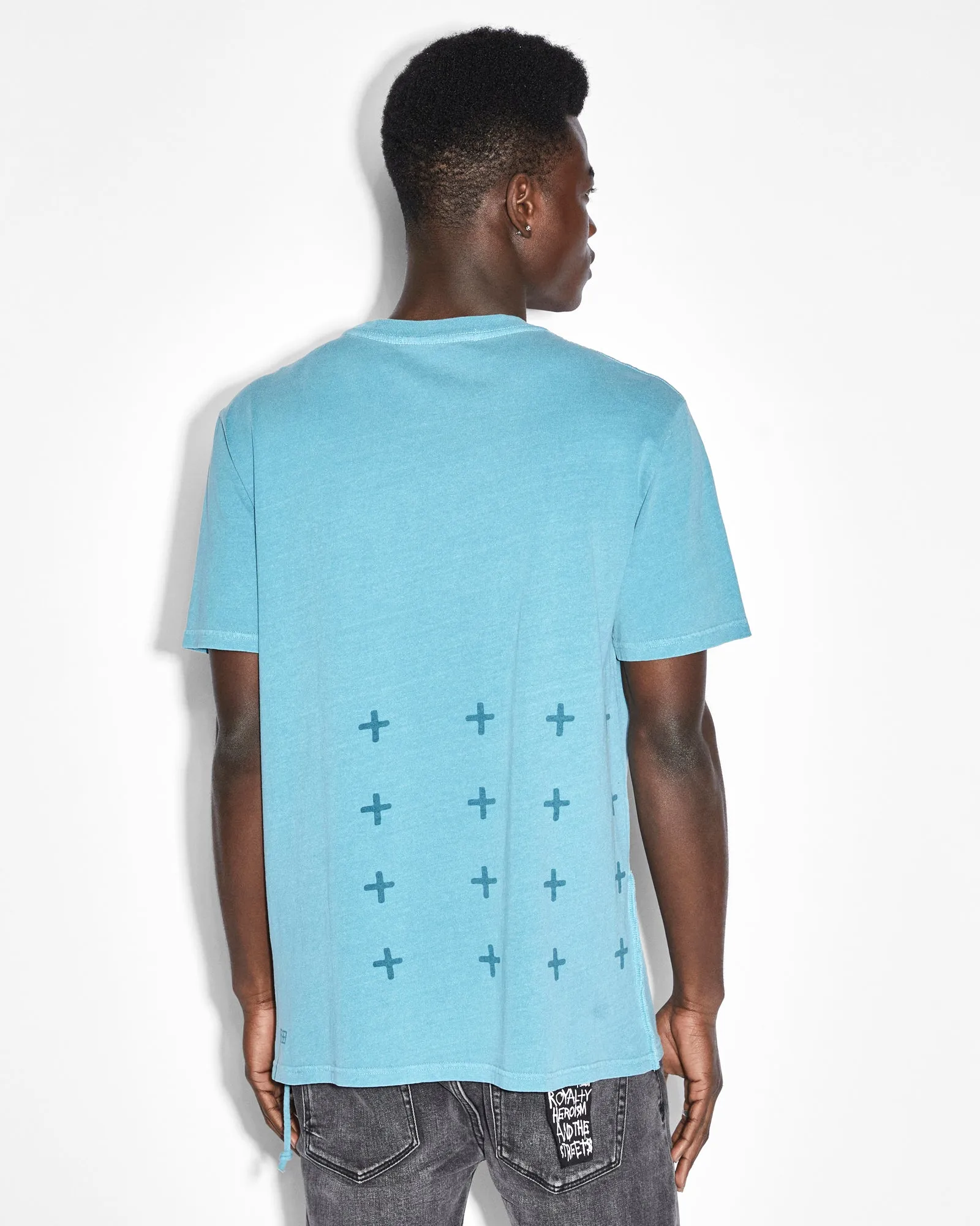 KONNECT KASH SS TEE BLUE sold by Ksubi product image thumbnail 3
