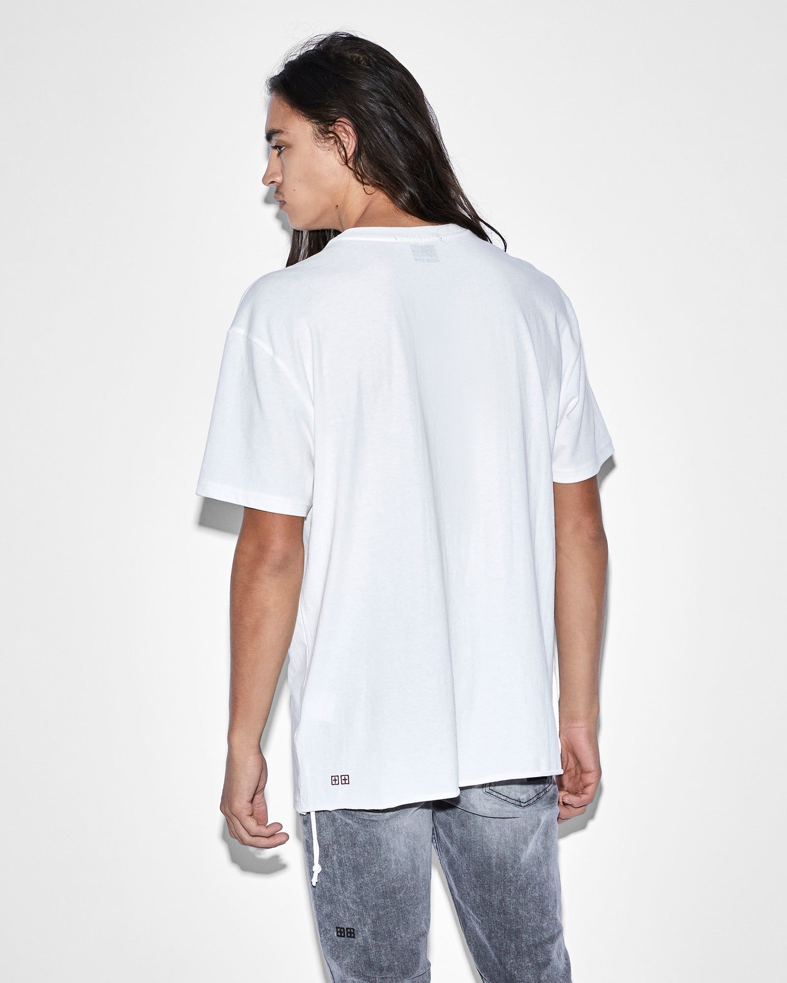 SKULL SEEING LINES SS TEE BONE sold by Ksubi product image thumbnail 3