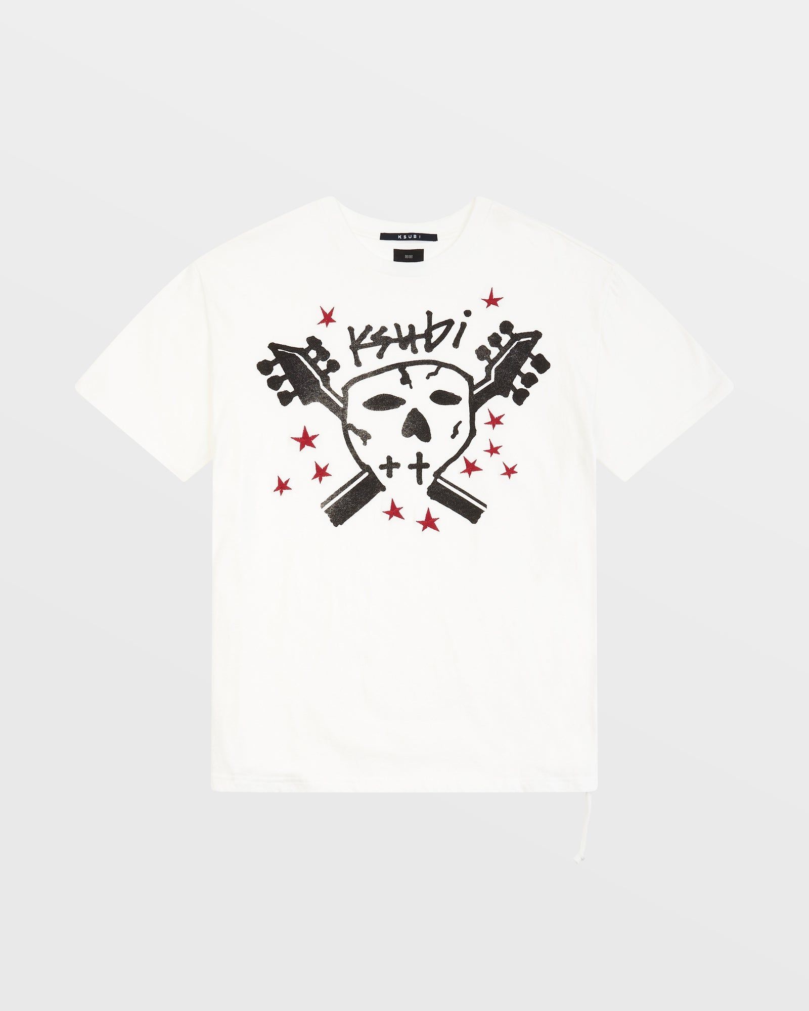 SKULL SEEING LINES SS TEE BONE sold by Ksubi product image thumbnail 5