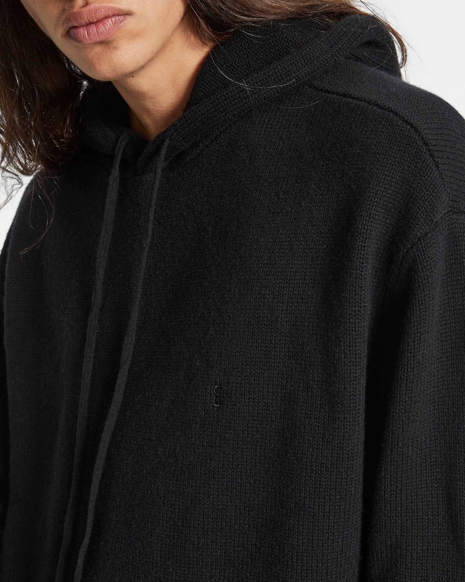 CROSS DOLLAR KNIT HOODIE BLACK sold by Ksubi product image thumbnail 4