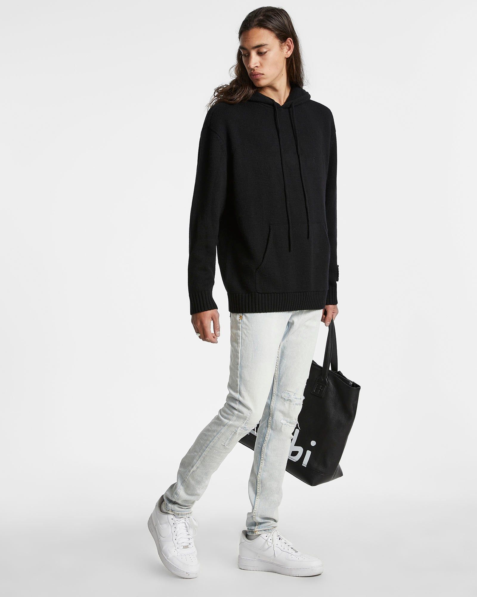 CROSS DOLLAR KNIT HOODIE BLACK sold by Ksubi product image thumbnail 2